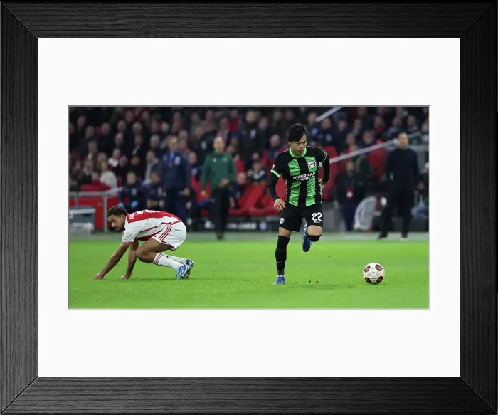 Framed Print : Europa League Showdown: Ajax vs. Brighton & Hove Albion at Johan Cruyff Arena (09.11.23) Framed Print : Europa League Showdown: Ajax vs. Brighton & Hove Albion at Johan Cruyff Arena (09.11.23)
