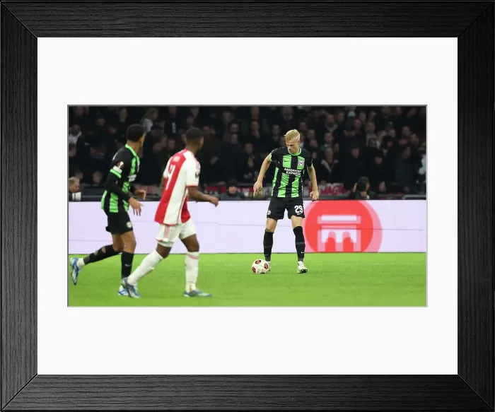 Framed Print : Ajax v Brighton & Hove Albion UEL 09NOV23 PH 152 Framed Print : Ajax v Brighton & Hove Albion UEL 09NOV23 PH 152