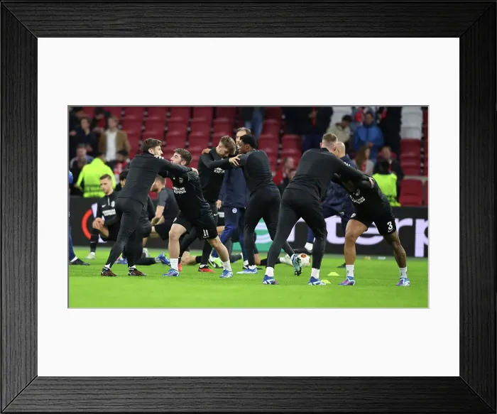 Framed Print : Ajax vs. Brighton & Hove Albion: Europa League Clash at Johan Cruyff Arena (09NOV23) Framed Print : Ajax vs. Brighton & Hove Albion: Europa League Clash at Johan Cruyff Arena (09NOV23)