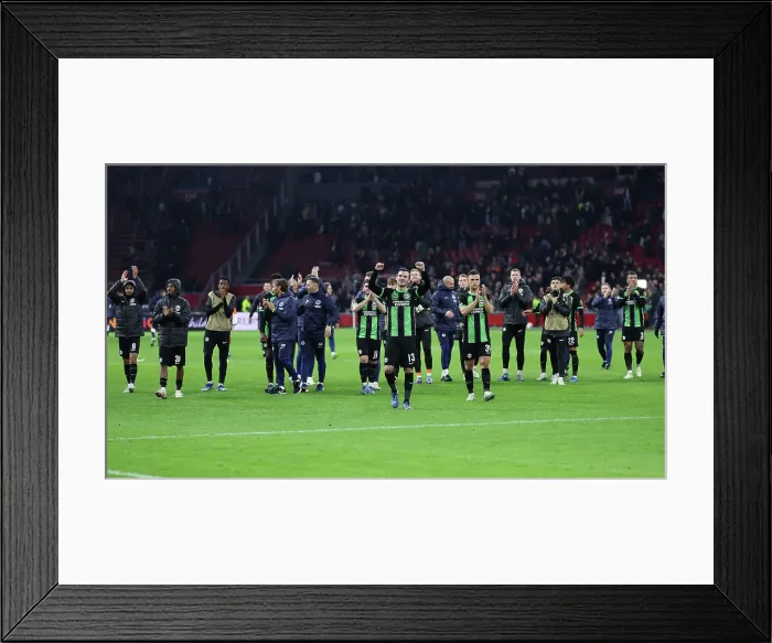 Framed Print : Ajax vs. Brighton & Hove Albion: Europa League Clash at Johan Cruyff Arena (09.11.23) Framed Print : Ajax vs. Brighton & Hove Albion: Europa League Clash at Johan Cruyff Arena (09.11.23)