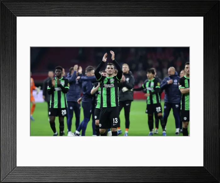 Framed Print : Europa League Showdown: Ajax vs. Brighton & Hove Albion at Johan Cruyff Arena (09.11.23)