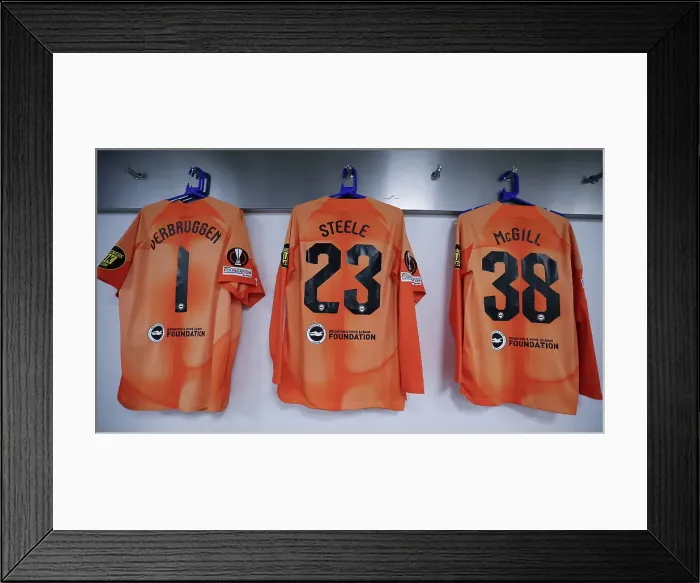 Framed Print : Europa League Showdown: Ajax vs. Brighton & Hove Albion at Johan Cruyff Arena (09.11.23) Framed Print : Europa League Showdown: Ajax vs. Brighton & Hove Albion at Johan Cruyff Arena (09.11.23)