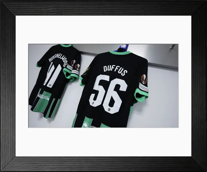 Framed Print : Europa League Showdown: Ajax vs. Brighton & Hove Albion at Johan Cruyff Arena (09.11.23)