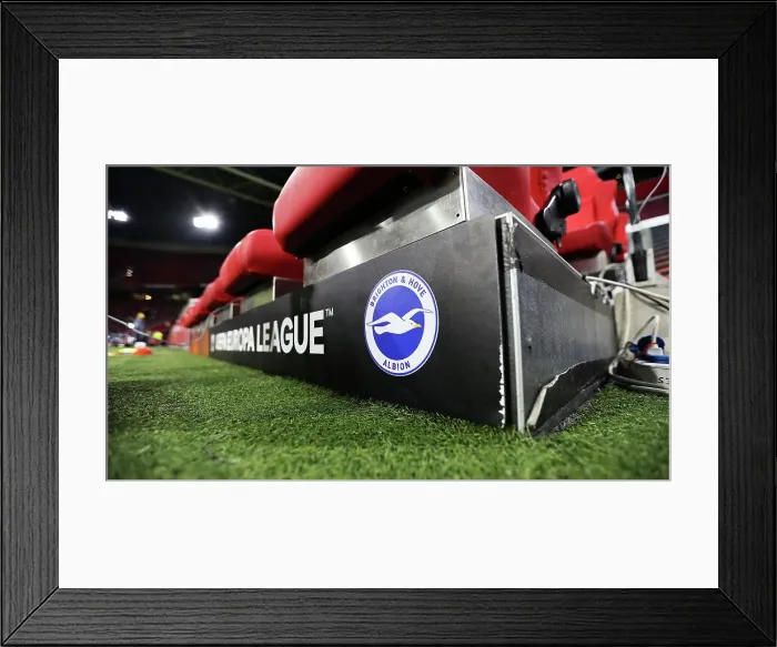 Framed Print : Europa League Showdown: Ajax vs. Brighton & Hove Albion at Johan Cruyff Arena (09.11.23)