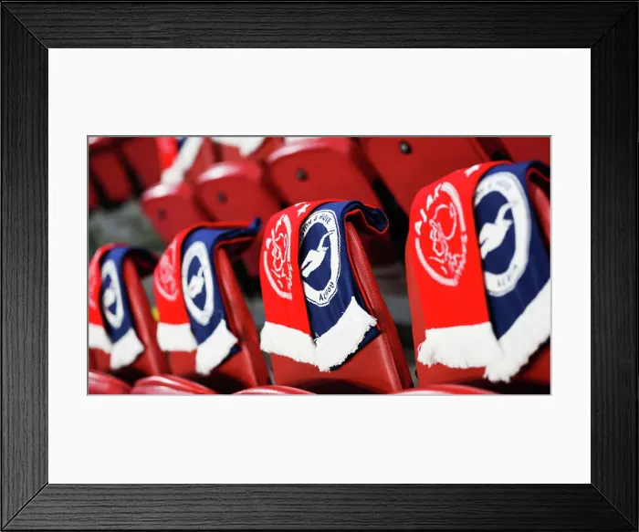 Framed Print : Europa League Showdown: Ajax vs. Brighton & Hove Albion at Johan Cruyff Arena (09.11.23) Framed Print : Europa League Showdown: Ajax vs. Brighton & Hove Albion at Johan Cruyff Arena (09.11.23)