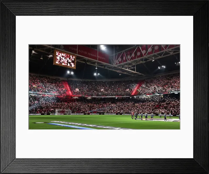 Framed Print : Europa League Showdown: Ajax vs. Brighton & Hove Albion at Johan Cruyff Arena (09.11.23)