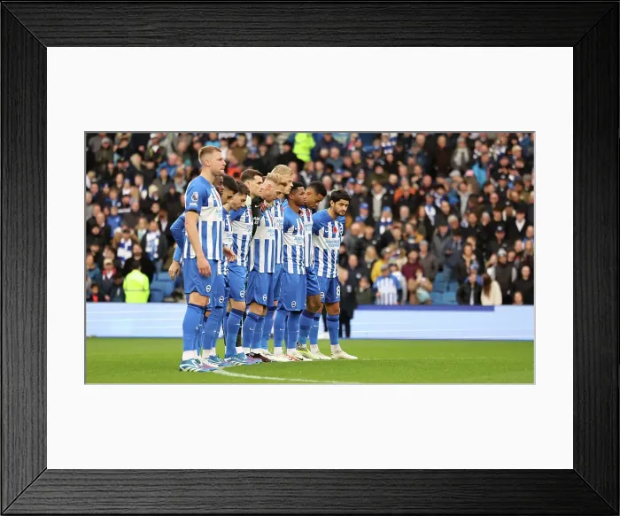 Framed Print : Intense Premier League Showdown: Brighton & Hove Albion vs. Sheffield United (12NOV23) Framed Print : Intense Premier League Showdown: Brighton & Hove Albion vs. Sheffield United (12NOV23)