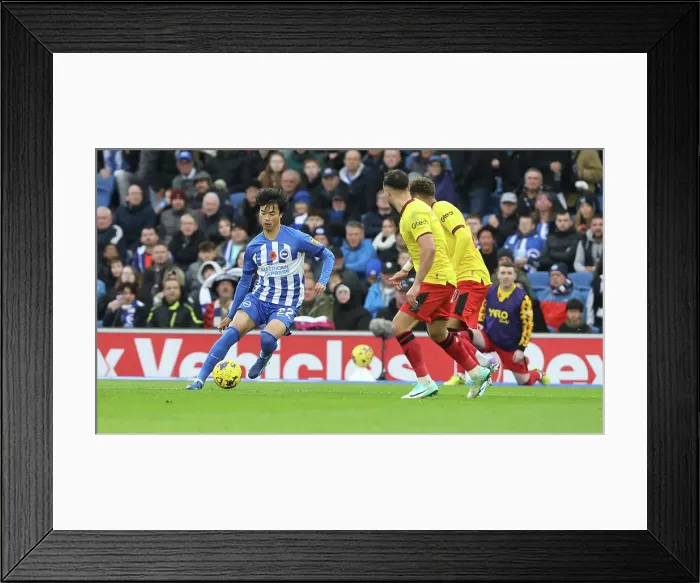 Framed Print : Intense Premier League Showdown: Brighton & Hove Albion vs. Sheffield United (12NOV23) Framed Print : Intense Premier League Showdown: Brighton & Hove Albion vs. Sheffield United (12NOV23)