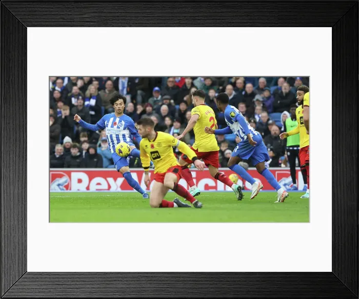 Framed Print : Premier League Showdown: Brighton vs. Sheffield United (12NOV23) - Intense Match Action at American Express Stadium Framed Print : Premier League Showdown: Brighton vs. Sheffield United (12NOV23) - Intense Match Action at American Express Stadium
