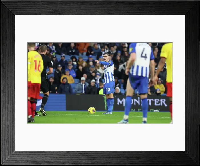 Framed Print : Intense Premier League Showdown: Brighton vs. Sheffield United (12NOV23) - American Express Stadium Framed Print : Intense Premier League Showdown: Brighton vs. Sheffield United (12NOV23) - American Express Stadium