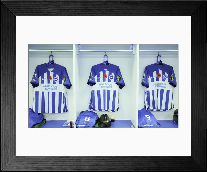 Framed Print : Premier League Clash: Brighton vs. Sheffield United (12NOV23) - Intense Action at American Express Stadium Framed Print : Premier League Clash: Brighton vs. Sheffield United (12NOV23) - Intense Action at American Express Stadium