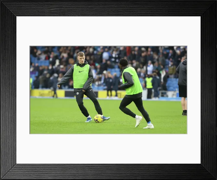 Framed Print : Intense Premier League Showdown: Brighton & Hove Albion vs. Sheffield United (12NOV23)