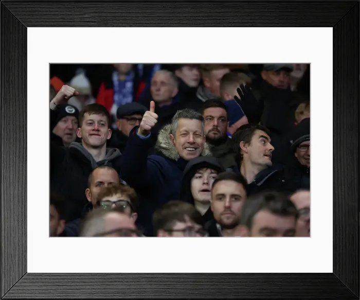 Framed Print : Intense Face-Off: Brighton and Hove Albion vs. Nottingham Forest (25NOV23) - Premier League Clash Framed Print : Intense Face-Off: Brighton and Hove Albion vs. Nottingham Forest (25NOV23) - Premier League Clash