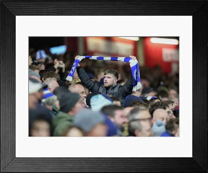 Framed Print : Premier League Clash: Nottingham Forest vs. Brighton and Hove Albion (25NOV23)