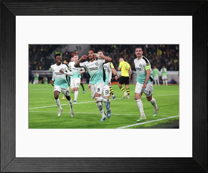 Framed Print : 30NOV23: Europa League Group B - AEK Athens vs. Brighton & Hove Albion: Intense Match Action at Agia Sophia Stadium Framed Print : 30NOV23: Europa League Group B - AEK Athens vs. Brighton & Hove Albion: Intense Match Action at Agia Sophia Stadium