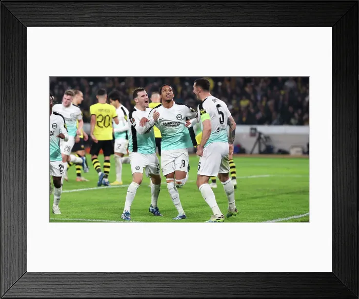 Framed Print : Europa League Showdown: AEK Athens vs. Brighton & Hove Albion at Agia Sophia Stadium (30NOV23) Framed Print : Europa League Showdown: AEK Athens vs. Brighton & Hove Albion at Agia Sophia Stadium (30NOV23)