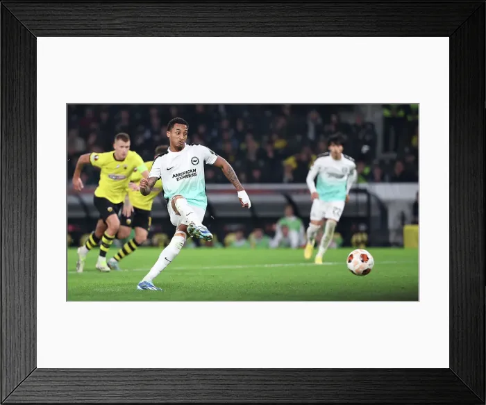Framed Print : Europa League Showdown: AEK Athens vs. Brighton & Hove Albion at Agia Sophia Stadium (30NOV23) Framed Print : Europa League Showdown: AEK Athens vs. Brighton & Hove Albion at Agia Sophia Stadium (30NOV23)
