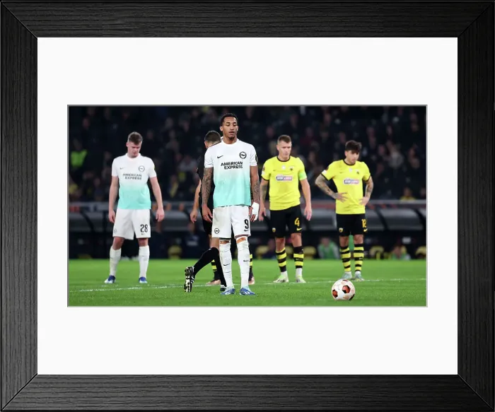 Framed Print : Europa League Showdown: AEK Athens vs. Brighton & Hove Albion at Agia Sophia Stadium (30NOV23) Framed Print : Europa League Showdown: AEK Athens vs. Brighton & Hove Albion at Agia Sophia Stadium (30NOV23)