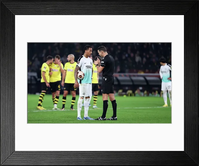 Framed Print : Europa League Showdown: AEK Athens vs. Brighton & Hove Albion at Agia Sophia Stadium (30NOV23) Framed Print : Europa League Showdown: AEK Athens vs. Brighton & Hove Albion at Agia Sophia Stadium (30NOV23)
