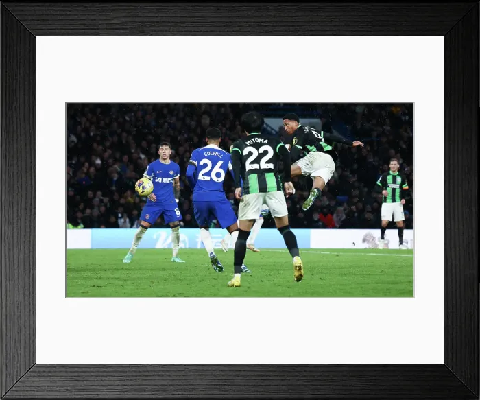 Framed Print : Decisive Battle: Premier League Showdown - Chelsea vs. Brighton & Hove Albion (03DEC23) Framed Print : Decisive Battle: Premier League Showdown - Chelsea vs. Brighton & Hove Albion (03DEC23)