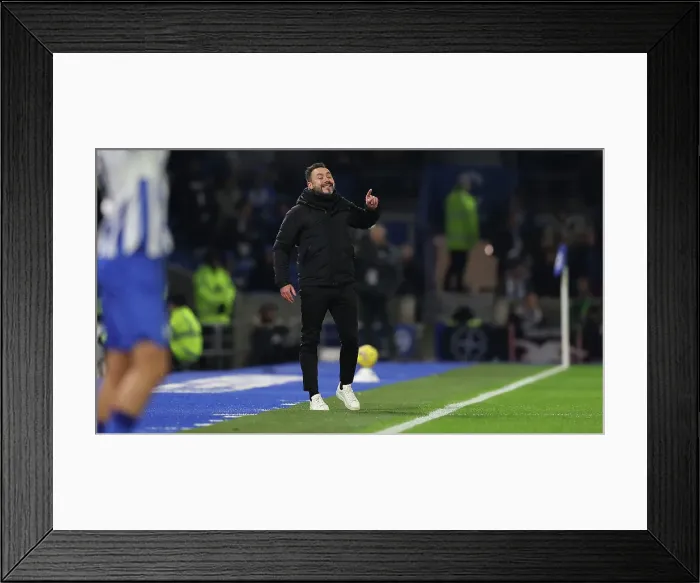 Framed Print : Intense Premier League Showdown: Brighton & Hove Albion vs. Brentford (6th December 2023) Framed Print : Intense Premier League Showdown: Brighton & Hove Albion vs. Brentford (6th December 2023)