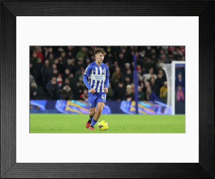 Framed Print : Intense Premier League Showdown: Brighton & Hove Albion vs. Brentford (06DEC23) Framed Print : Intense Premier League Showdown: Brighton & Hove Albion vs. Brentford (06DEC23)