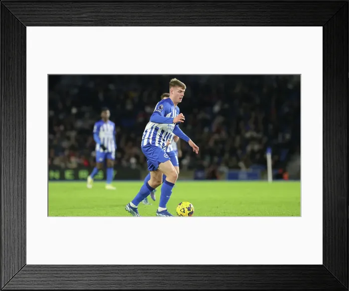 Framed Print : Intense Premier League Showdown: Brighton & Hove Albion vs. Brentford (06DEC23)