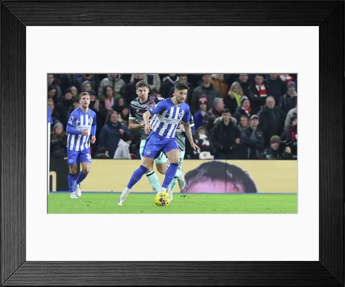 Framed Print : Premier League Clash: Brighton & Hove Albion vs. Brentford (06DEC23) Framed Print : Premier League Clash: Brighton & Hove Albion vs. Brentford (06DEC23)