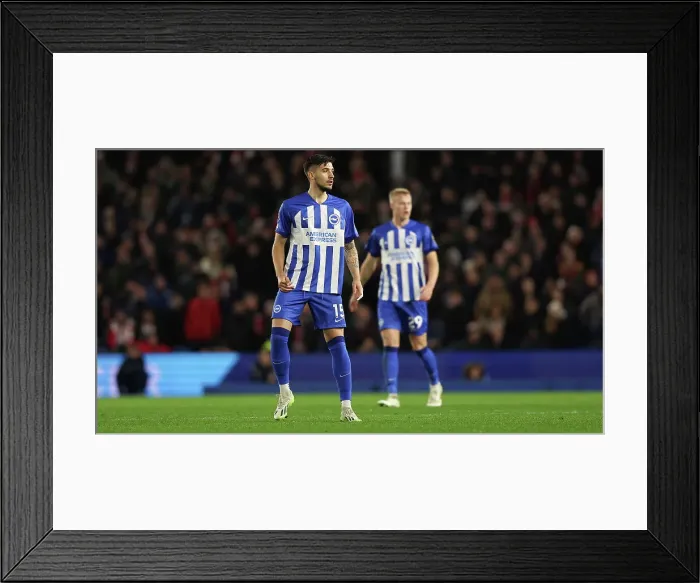 Framed Print : Intense Premier League Clash: Brighton & Hove Albion vs. Brentford (06DEC23) Framed Print : Intense Premier League Clash: Brighton & Hove Albion vs. Brentford (06DEC23)