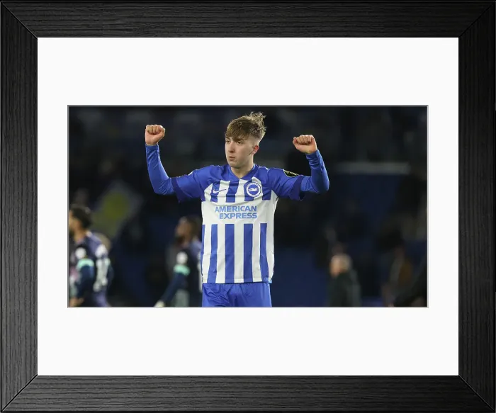 Framed Print : Intense Premier League Showdown: Brighton & Hove Albion vs. Brentford (06DEC23) Framed Print : Intense Premier League Showdown: Brighton & Hove Albion vs. Brentford (06DEC23)