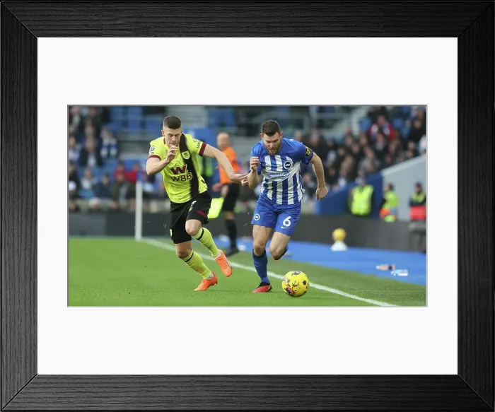 Framed Print : Brighton and Hove Albion v Burnley Premier League 09DEC23 Framed Print : Brighton and Hove Albion v Burnley Premier League 09DEC23