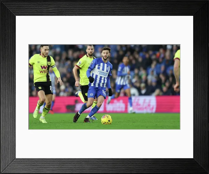 Framed Print : Intense Premier League Showdown: Brighton vs. Burnley (09DEC23) - American Express Stadium Framed Print : Intense Premier League Showdown: Brighton vs. Burnley (09DEC23) - American Express Stadium