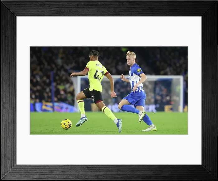 Framed Print : Brighton vs. Burnley: Intense Premier League Clash at American Express Stadium (09DEC23) Framed Print : Brighton vs. Burnley: Intense Premier League Clash at American Express Stadium (09DEC23)