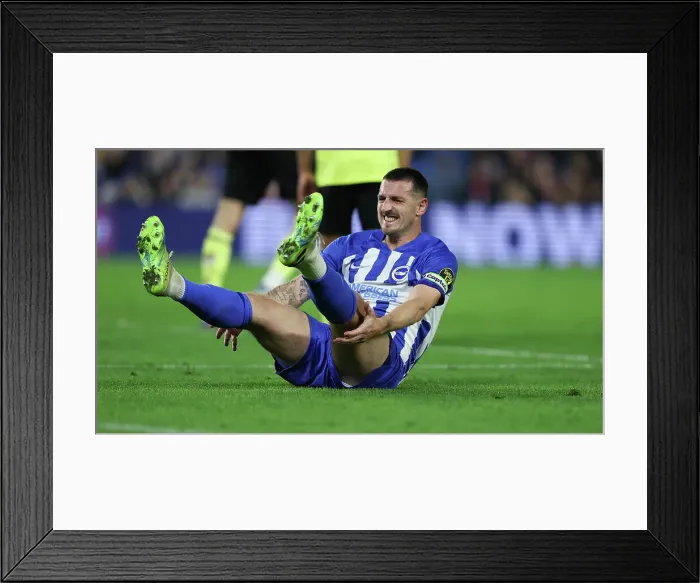 Framed Print : Intense Premier League Clash: Brighton & Hove Albion vs Burnley (09DEC23) Framed Print : Intense Premier League Clash: Brighton & Hove Albion vs Burnley (09DEC23)