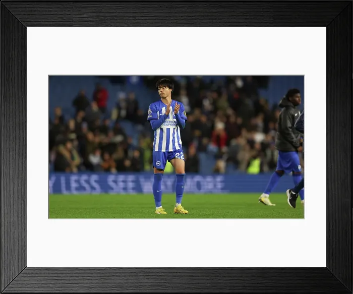 Framed Print : Intense Premier League Showdown: Brighton & Hove Albion vs Burnley (09DEC23) Framed Print : Intense Premier League Showdown: Brighton & Hove Albion vs Burnley (09DEC23)