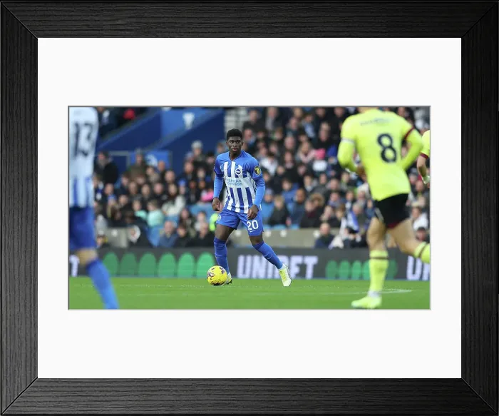 Framed Print : Intense Premier League Showdown: Brighton & Hove Albion vs. Burnley (09DEC23) Framed Print : Intense Premier League Showdown: Brighton & Hove Albion vs. Burnley (09DEC23)