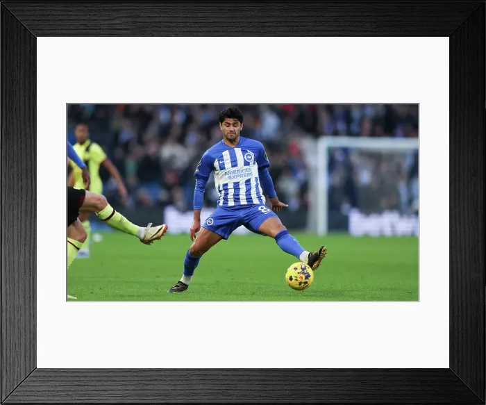 Framed Print : Intense Premier League Showdown: Brighton & Hove Albion vs. Burnley (09DEC23) Framed Print : Intense Premier League Showdown: Brighton & Hove Albion vs. Burnley (09DEC23)