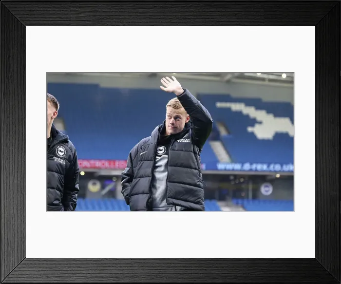 Framed Print : Intense Premier League Showdown: Brighton & Hove Albion vs. Burnley (09DEC23) Framed Print : Intense Premier League Showdown: Brighton & Hove Albion vs. Burnley (09DEC23)