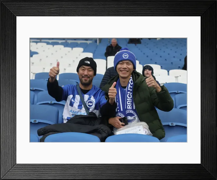 Framed Print : Intense Premier League Showdown: Brighton & Hove Albion vs. Burnley (09DEC23)