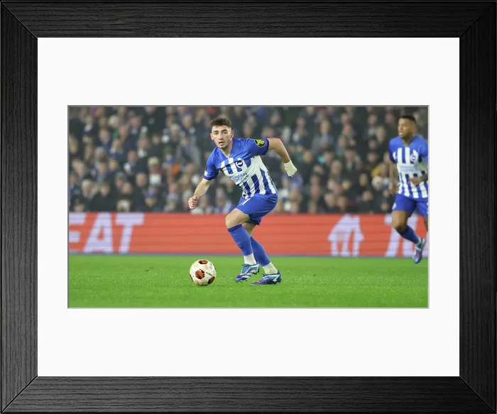 Framed Print : Europa League Showdown: Brighton & Hove Albion vs. Olympique de Marseille (14DEC23) Framed Print : Europa League Showdown: Brighton & Hove Albion vs. Olympique de Marseille (14DEC23)