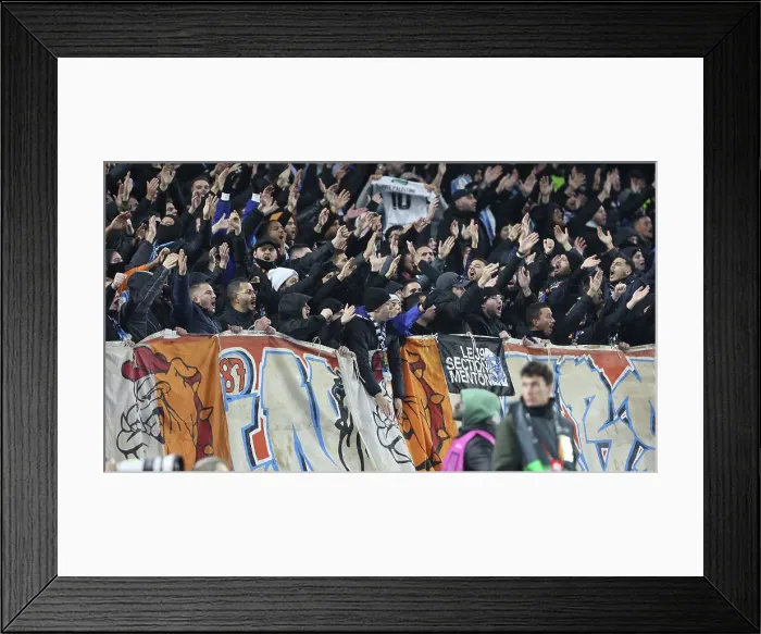 Framed Print : Decisive Europa League Clash: Brighton & Hove Albion vs. Olympique de Marseille (14DEC23) Framed Print : Decisive Europa League Clash: Brighton & Hove Albion vs. Olympique de Marseille (14DEC23)