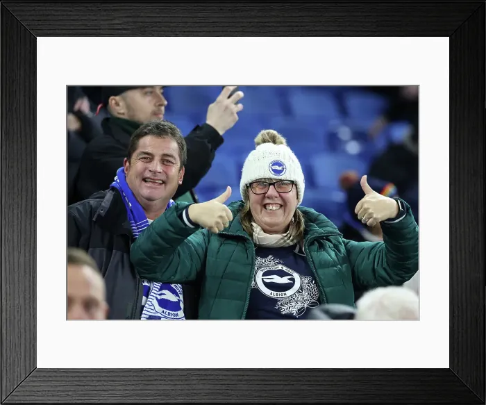 Framed Print : Brighton & Hove Albion vs. Olympique de Marseille: Europa League Group B Clash (14DEC23) Framed Print : Brighton & Hove Albion vs. Olympique de Marseille: Europa League Group B Clash (14DEC23)