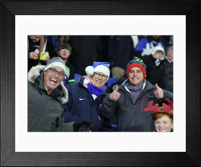 Framed Print : Battle at the Brighton Stadium: Europa League Group B Clash between Brighton & Hove Albion and Olympique de Marseille (14DEC23)