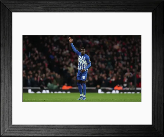Framed Print : Intense Battle: Arsenal vs. Brighton & Hove Albion (17DEC23) - Premier League Clash Framed Print : Intense Battle: Arsenal vs. Brighton & Hove Albion (17DEC23) - Premier League Clash
