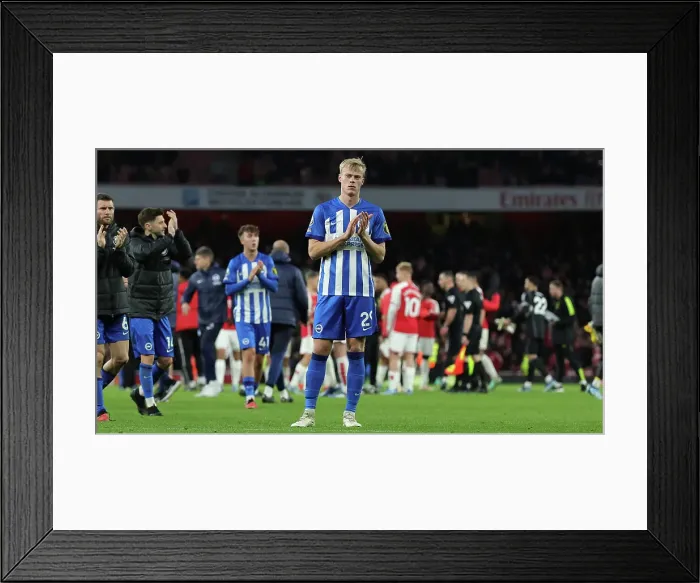 Framed Print : Decisive Moment: Arsenal vs. Brighton & Hove Albion - Premier League Showdown (17DEC23) Framed Print : Decisive Moment: Arsenal vs. Brighton & Hove Albion - Premier League Showdown (17DEC23)