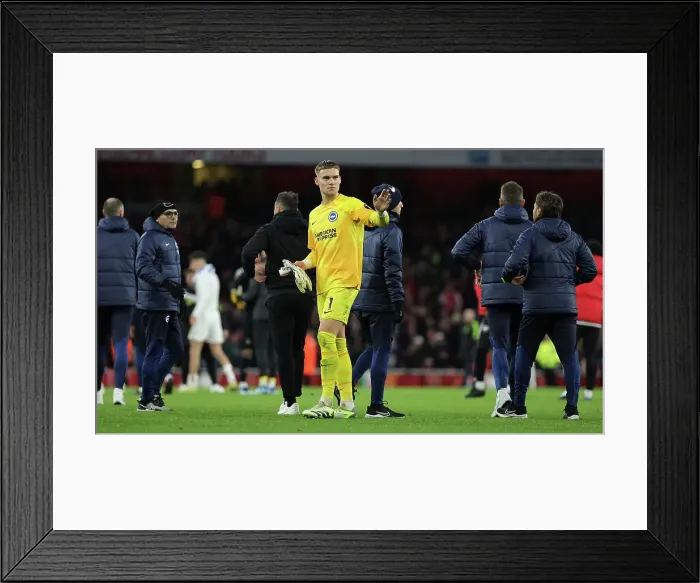 Framed Print : Decisive Moment: Arsenal vs. Brighton & Hove Albion - Premier League Showdown (17DEC23) Framed Print : Decisive Moment: Arsenal vs. Brighton & Hove Albion - Premier League Showdown (17DEC23)