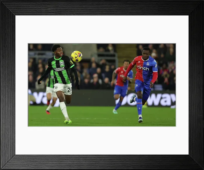 Framed Print : Decisive Clash: Premier League Showdown - Crystal Palace vs. Brighton & Hove Albion (21DEC23) Framed Print : Decisive Clash: Premier League Showdown - Crystal Palace vs. Brighton & Hove Albion (21DEC23)