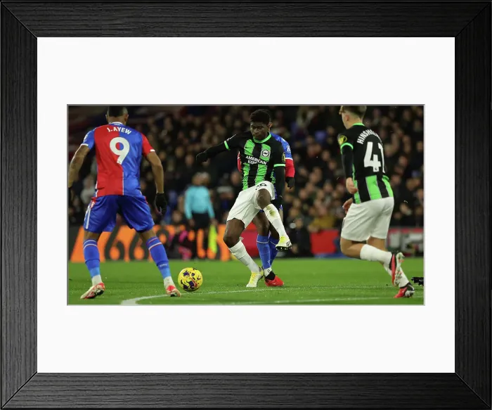 Framed Print : Decisive Battle: Crystal Palace vs. Brighton & Hove Albion, Premier League 2023 / 24 (21DEC23) Framed Print : Decisive Battle: Crystal Palace vs. Brighton & Hove Albion, Premier League 2023 / 24 (21DEC23)