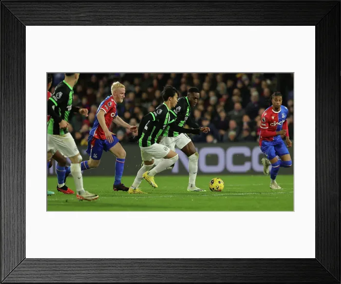 Framed Print : Decisive Clash: Battle of Wits - Crystal Palace vs. Brighton & Hove Albion (Selhurst Park, 21st December 2023) Framed Print : Decisive Clash: Battle of Wits - Crystal Palace vs. Brighton & Hove Albion (Selhurst Park, 21st December 2023)