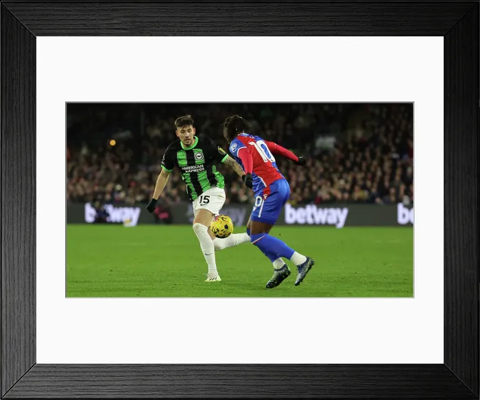 Framed Print : Game Changer at Selhurst Park: A Pivotal Moment in Crystal Palace vs. Brighton & Hove Albion's Premier League Clash (21st December 2023) Framed Print : Game Changer at Selhurst Park: A Pivotal Moment in Crystal Palace vs. Brighton & Hove Albion's Premier League Clash (21st December 2023)
